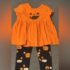 Halloween pumpkin outfit 4t